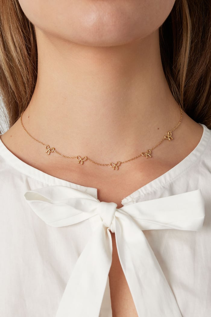 charming bows necklace h5Picture2